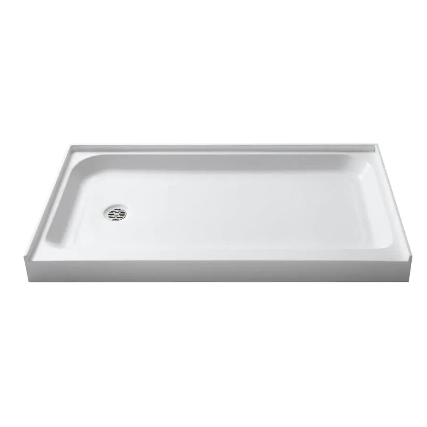 BT - SHOWER BASE White Acrylic Shower Base