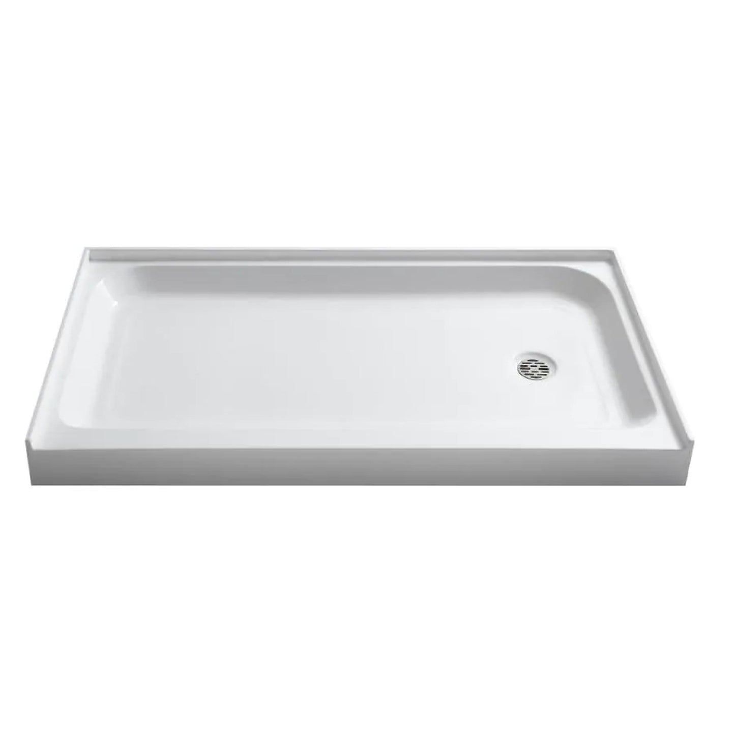 BT - SHOWER BASE White Acrylic Shower Base